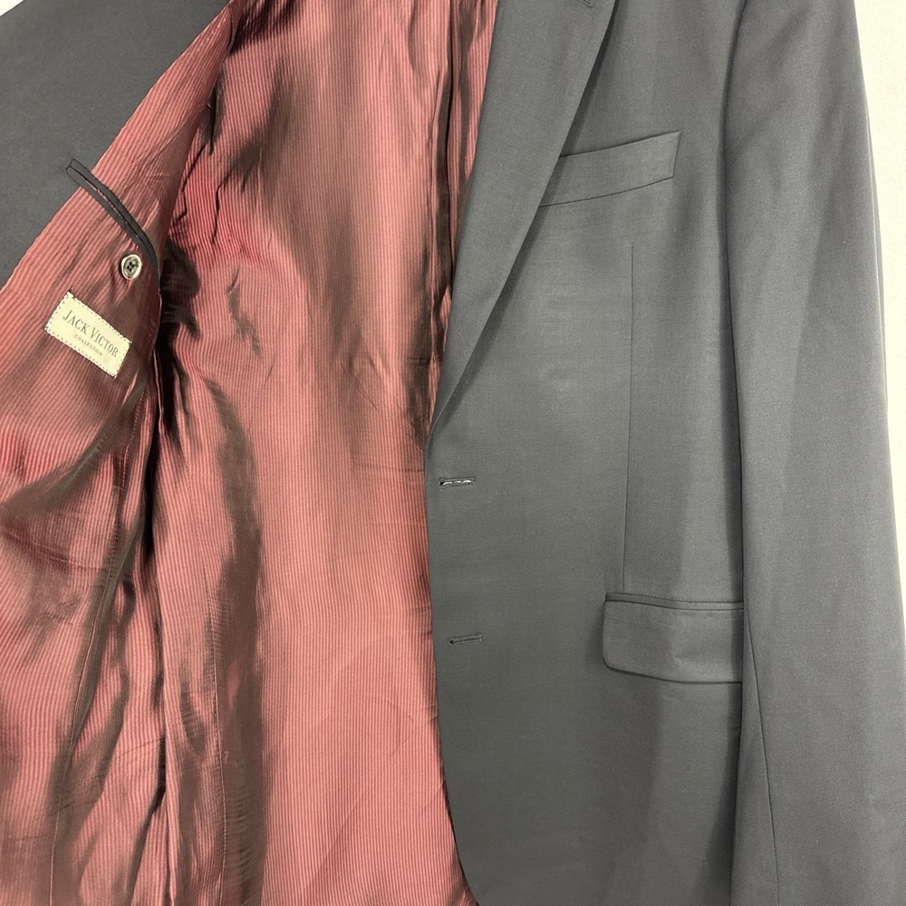 Jack Victor Sport Coat Mens 40L Wool Casual Jacket Blazer Loretowood SPJ Super - Picture 3 of 9